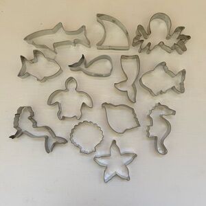 Sea Life Stainless Steel Cookie Cutter Set of 13 shapes